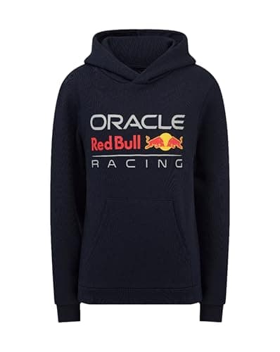 Image of Castore Red Bull Racing Front Logo Hoodie - Kids, Blue, 10 Years