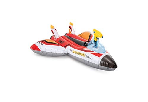 Image of Intex Water Gun Plane Ride-On, 46in x 46in, for Ages 3+, 1 Float, Color May Vary