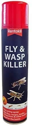 Image of Rentokil 3 x Fly & Wasp Killer Spray 300ml