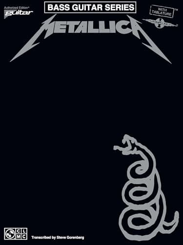 Image of "Metallica": Bass Guitar and Vocal: The "Black Album" (Play it Like it is): (Black) for Bass