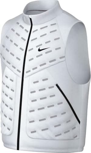 Image of Nike Running Vest Running Division Therma-Fit Adv Running Vest for Men, Reflect Silver/Refblk, FZ1131-035, 2XS