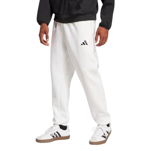 Image of Adidas Men's Future Icons Small Logo Pants, White, Medium