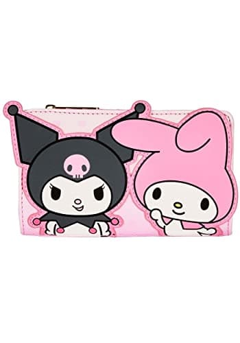 Image of loungefly Sanrio My Melody and Kuromi Wallet