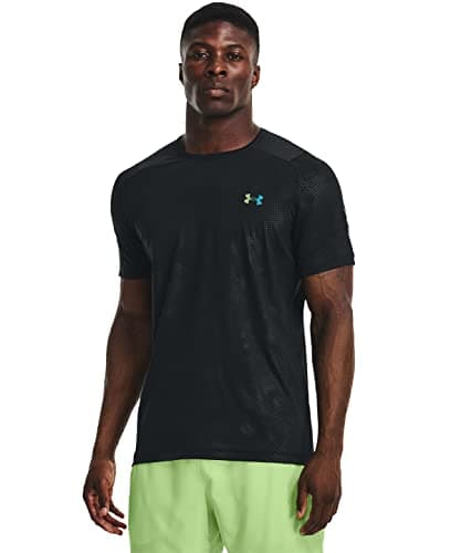 Image of Under Armour Ua Rush™ Emboss 1373701-001 Men's Short-Sleeved, Black, XL