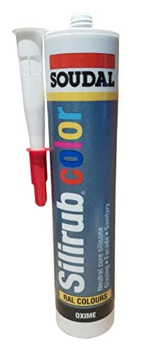 Image of Light Grey Silicone Caulk Mastic Sealant RAL7035 310ml