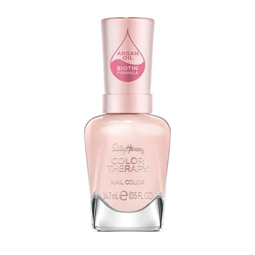 Image of Sally Hansen Colour Therapy Nail Polish Colour 225 Savasan-ahhh, Light Pink, 14.7 ml
