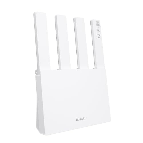Image of HUAWEI WiFi BE3, Wi-Fi 7 BE3600 Gigabit Dual Band Wireless Router, WAN/LAN auto-adaptation (1x2.5GE, 3xGE), EasySetting, Visualized WLAN diagnostics, Parental control, HomeSec, exclusive to Amazon
