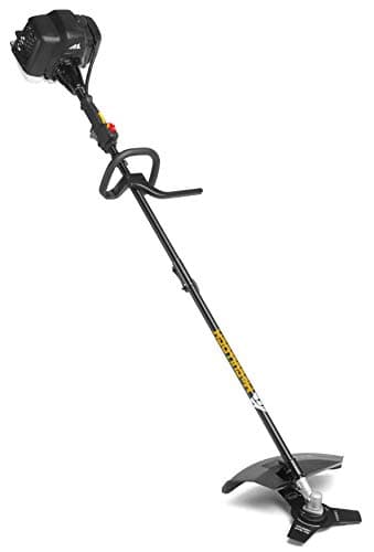 Image of McCulloch B33 PS, Petrol Brush Cutter: 33 cc, 43cm Cutting Width, 2mm Line Diameter, Soft Start, Tap n Go Trimmer Head, Split Shaft, Adjustable Handle