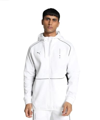 Image of PUMA BMW MMS Hooded Sweat Ja, Sport Jacket, white, XL
