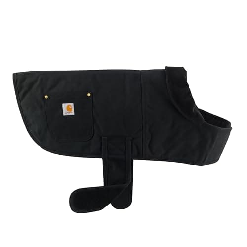 Image of Carhartt Men's Firm Duck Insulated Dog Chore Coat, Black, L