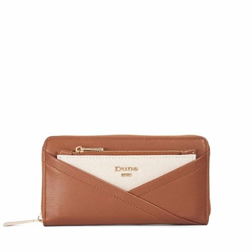 Image of Dune London KELBEY Crossover Detail Zip Around Purse One Size