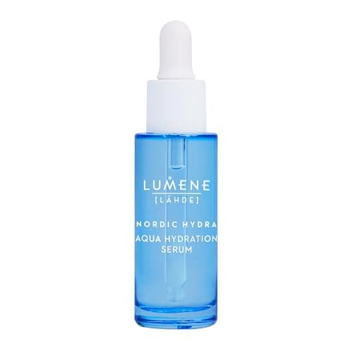 Image of Lumene Nordic Hydra [LÄHDE] Aqua Hydration Serum – 72h Intense Hydration with Nordic Hyalu-Birch Technology, Hyaluronic Acid & Birch Extract, Lightweight Gel Texture, Vegan, 30ml