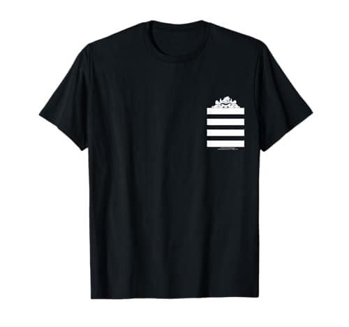 Image of Looney Tunes Taz Stripes Pocket T-Shirt