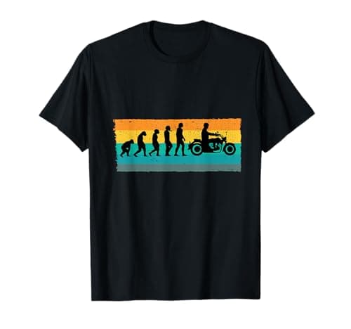 Image of Evolution to The Motorcycle Club Bikers Gear Motorbiker T-Shirt