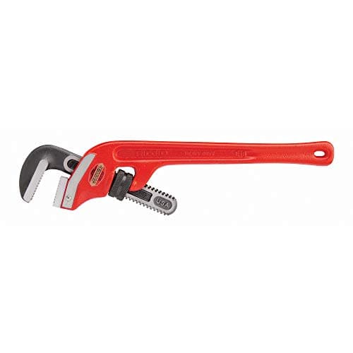 Image of RIDGID 31075 Model E-18 Heavy-Duty 18 inch End Pipe Plumbing Wrench,Red