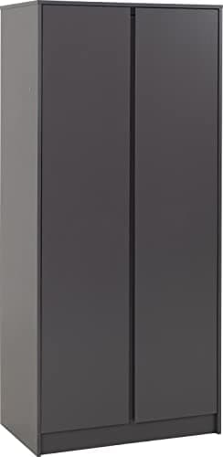 Image of Seconique Malvern 2 Door Wardrobe in Grey