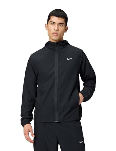 Image of NIKE FB7482-010 M NK DF FORM HD JKT Jacket Men's Black/Reflective Silv Size L