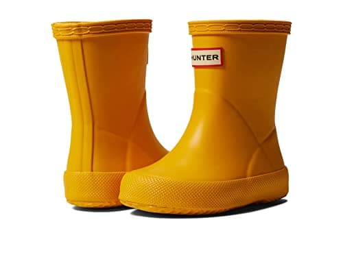 Image of Hunter Kids Original First Classic Junior Wellies Yellow RYL C8 (25)