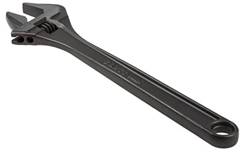 Image of Bahco 8075 Black Adjustable Wrench, 450mm Length