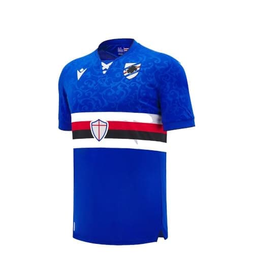 Image of Macron Sampdoria Men's Home Football Shirt Jersey 2024-2025 Medium Blue