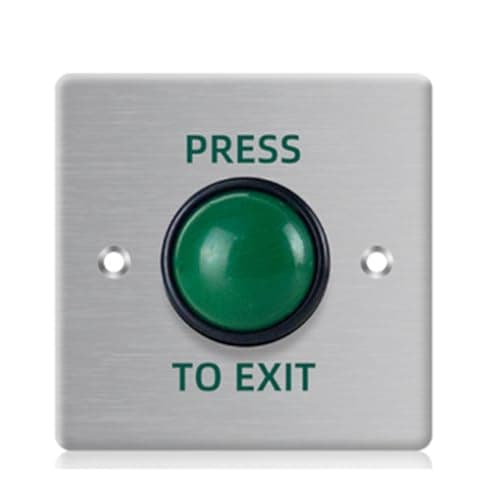 Image of Comphic Door Exit Push Button Release Switch Opener Stainless Steel Panel for Door Access Control System Entry Open