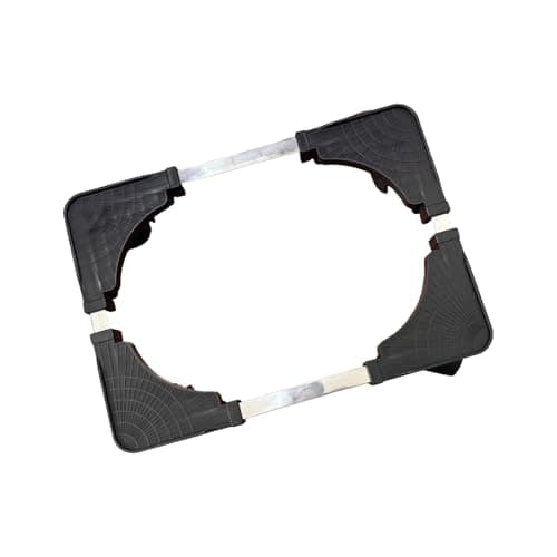 Image of Snorvixre Ventilated Mobile Computer Stand with Extendable Platform 66lbs Weight Capacity Suitable Electronics Storage Modifiable Computer Tower Stand with Securable Disks