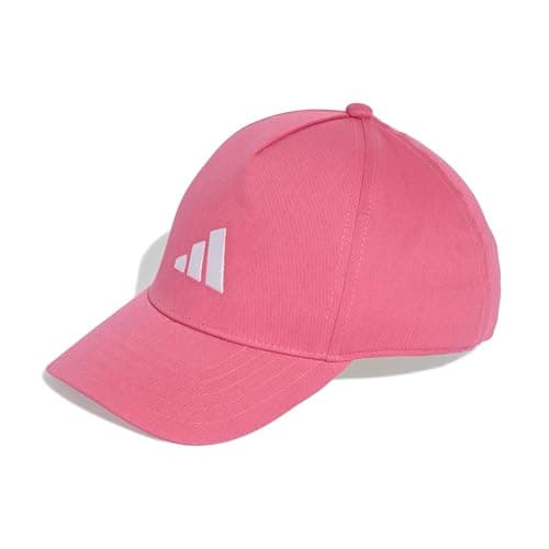 Image of adidas Unisex Kids Kids Cap, Pink Fusion/White, XS