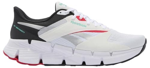 Image of Reebok Unisex Zig Dynamica 5 Trainers, White/Black, 10 UK