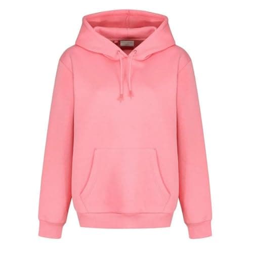Image of Light & Shade Women’s Fleece Pullover Hoodie with Pocket Soft Hooded Sweatshirt with Drawstring Casual Lounge & Gym Wear (Pink, L)