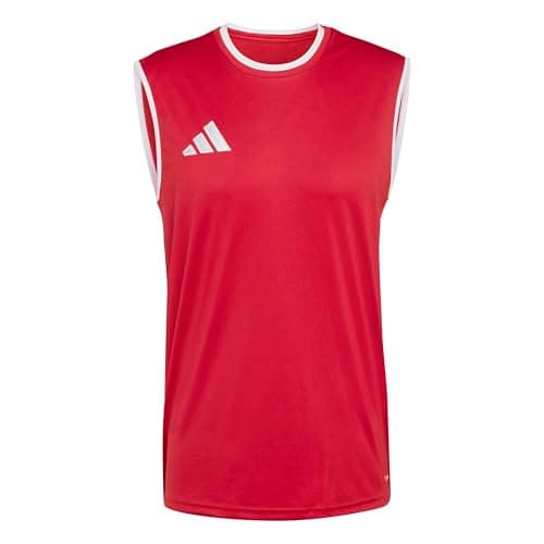 Image of adidas Men's Entrada26 Sleeveless Jersey, Team Power red 2/White, XL