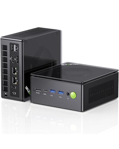 Image of GMKtec AMD Ryzen 7 Mini Gaming PC 8845HS(8C/16T, up to 5.1GHz) K8 Plus 32GB DDR5 RAM 1TB PCIE NVME SSD, Desktop PC Oculink/Dual NIC 2.5G/WIFI 6/BT5.2/HDMI 2.1/USB4/USB3.2*2*+USB2.0*2.Mini Computer