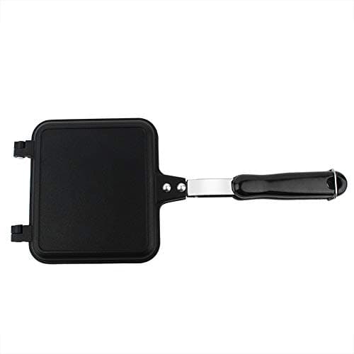 Image of Vistreck Dual-Sided Non-Stick Frying Pan & Waffle Maker for Delicious Cakes, & Sandwiches