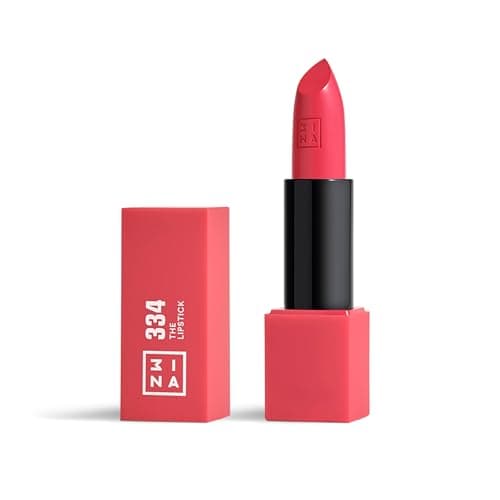 Image of 3INA MAKEUP - The Lipstick 334 - Vivid Pink Lipstick with Vitamin E & Shea Butter - Long Lasting Matte Creamy Lip Colour