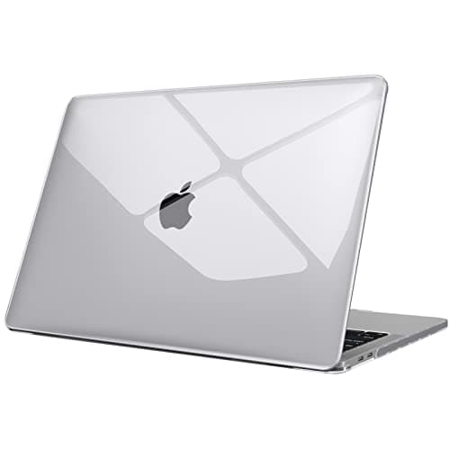 Image of FINTIE Case Compatible with MacBook Pro 13 inch M2/M1 (2022-2016) A2338/A2289/A2251/A2159/A1989/A1706/A1708, Ultra Thin Hard Shell Protective Snap Cover, Crystal Clear