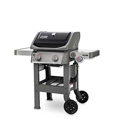 Image of Weber Spirit II E-220 GBS Gas Barbecue Black Side Cooker Garden BBQ