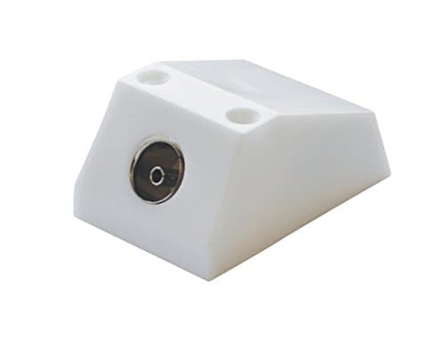 Image of Single Coaxial Outlet, White