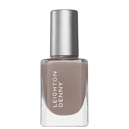 Image of LEIGHTON DENNY Supermodel Nail Polish, High Performance Nail Colour, Brown Nail Varnish 12ml