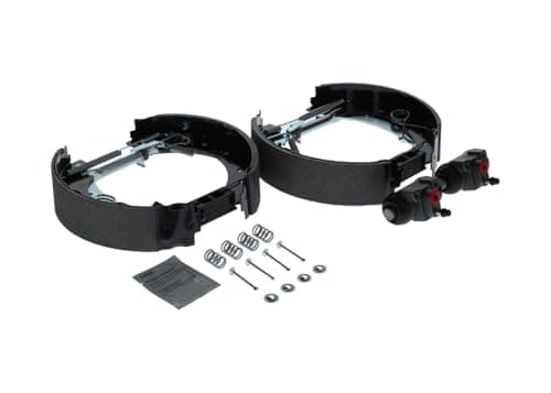 Image of Bosch KS537 Kit Super Pro - Rear drum brake kit - 1 pre-assembled set, 2 wheel brake cylinders, 4 brake shoes