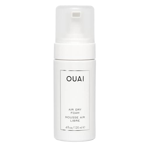Image of OUAI Air Dry Foam - Hair Mousse for Perfect Beach Waves - With Kale and Carrot Extract to Condition, Detangle and Protect Hair - Paraben, Phthalate and Sulfate Free Hair Styling Products - 120ml