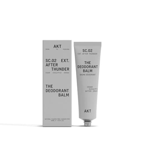 Image of AKT, THE DEODORANT BALM. Award winning, multi-use, natural deodorant. Plastic Free. Gender Free. Aluminium Free. 100% effective — 1 tube lasts up to 3 months. SC.02 AFTER THUNDER. 50ml