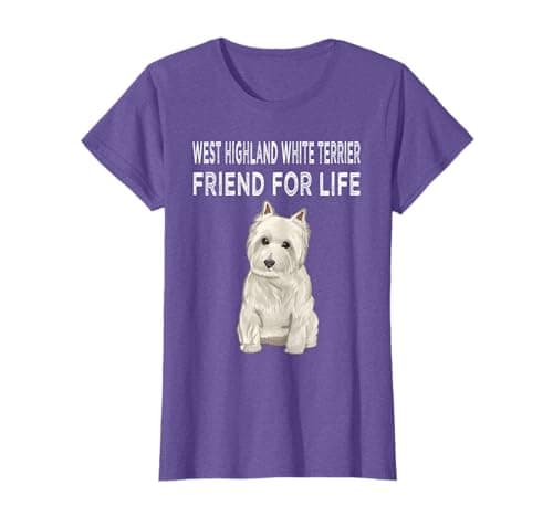 Image of West Highland White Terrier Friend For Life Dog Friendship T-Shirt