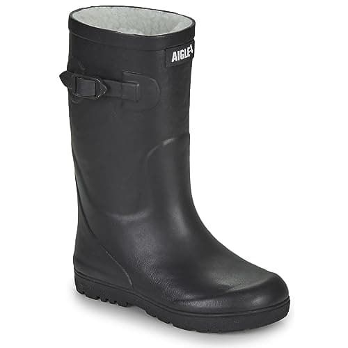 Image of Aigle Woody-pop Fur 2 Unisex Children's Rain Boot, 2931 Trooper Blue, 11.5 UK