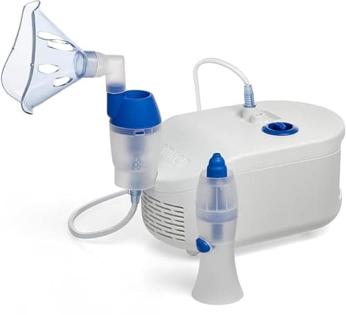 Image of OMRON C102 Total 2-in-1 Nebuliser with Nasal Shower - Comprehensive Respiratory Treatment Device for Both Adults and Children, Effective for Managing Respiratory Conditions
