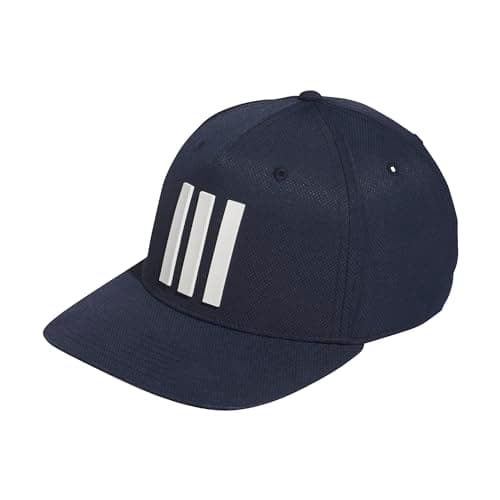 Image of adidas Golf Mens Tour 3 Stripe Cap - Collegiate Navy - One Size