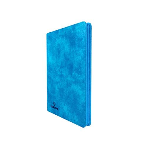 Image of Gamegenic, Premium Zip-Up Trading Card Album (18-Pocket) 360 Card Storage, Blue
