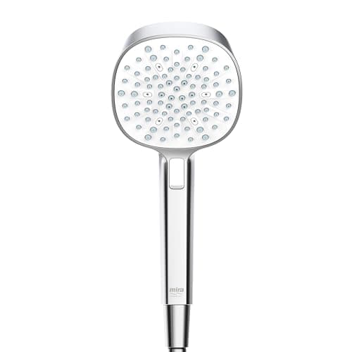 Image of Mira Showers Crisp Chrome 4 Spray Stainless Steel shower head, 110MM Handset 39169W-CP