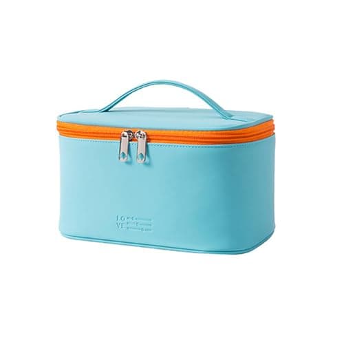 Image of ChrisNeo MakeupTravel Bag,Cosmetic Travel Bag,Waterproof Portable Toiletry Bags,Cosmetic Bags for women and girls, Ice Blue