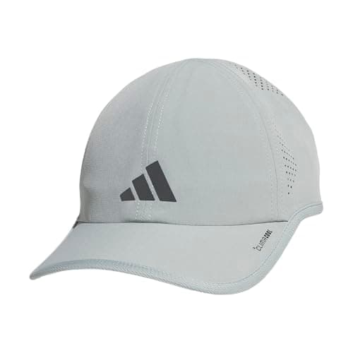 Image of Adidas Men's Superlite Hat – Lightweight Athletic Running Cap for Workouts, Wonder Sage Green/Grey Six/3.0, One size