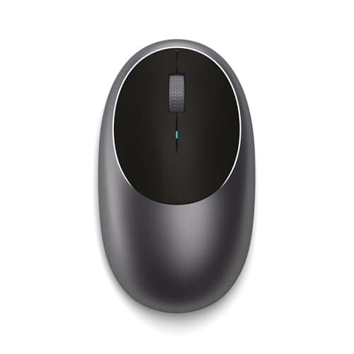 Image of Satechi M1 Wireless Bluetooth Mouse, USB-C Rechargeable, 1200 DPI, Compact & Portable for MacBook Air & Pro M5 M4, iPad Air & Pro M5 M4 M3, iPad Mini, Mac Mini, iMac & Windows - Space Grey