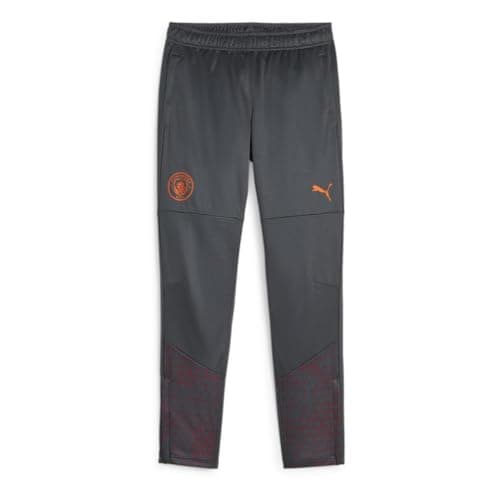 Image of PUMA Manchester City Tracksuit Bottoms Grey Boys 23/24, grey, 14 Years